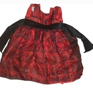 Marmellata Vibrant Red Dress Size 2T